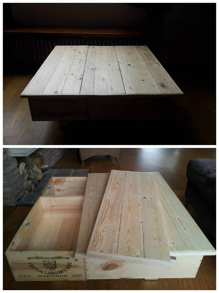 table basse en palette