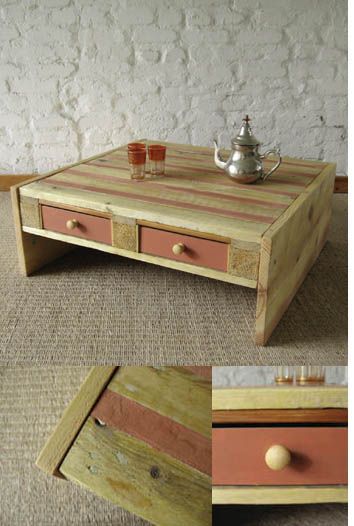 idee table basse en palette