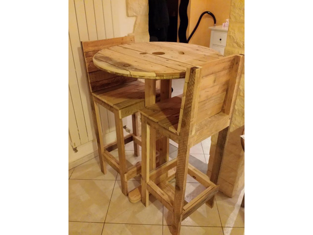 tabouret en palette