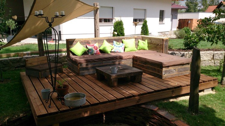 terrasse en palette